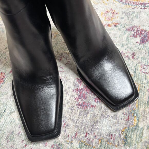 Zara Ludovic De Saint Leather Heel Boots - Picture 7 of 12